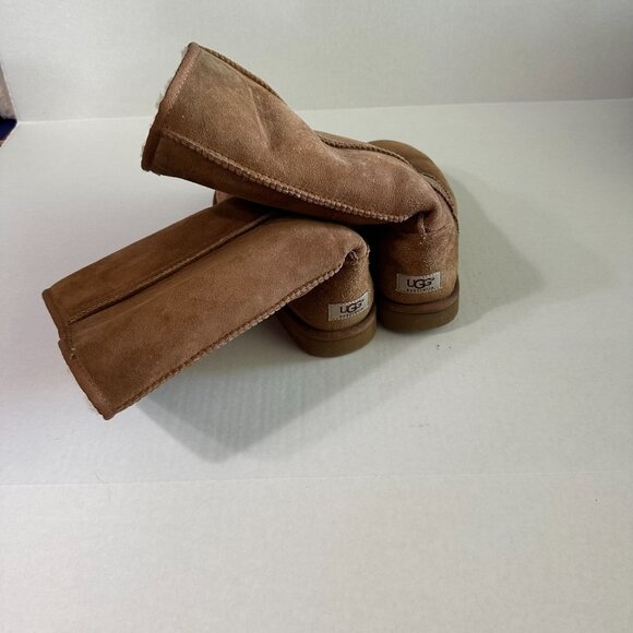 Tall Tan Warm Ugg Boots 9 - Picture 6 of 12